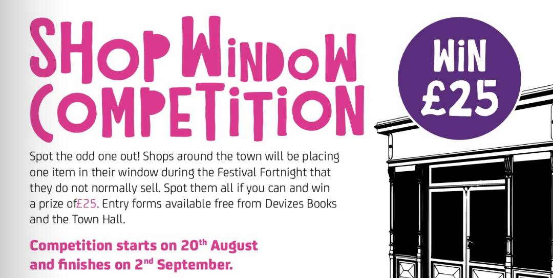 docadevizes's tweet image. Shop window competition forms are available from Devizes Books and the Town hall-be in with a chance to win £25 #DOCAstreetfest2017