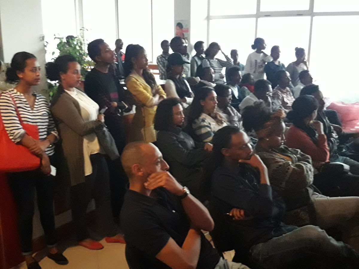 addisinsight's tweet photo. It's a packed house at this year's #SSWAddis startup pitch competition at @iceaddis! #seedstaraddis #ethiopia https://t.co/uvIhl5G5i3