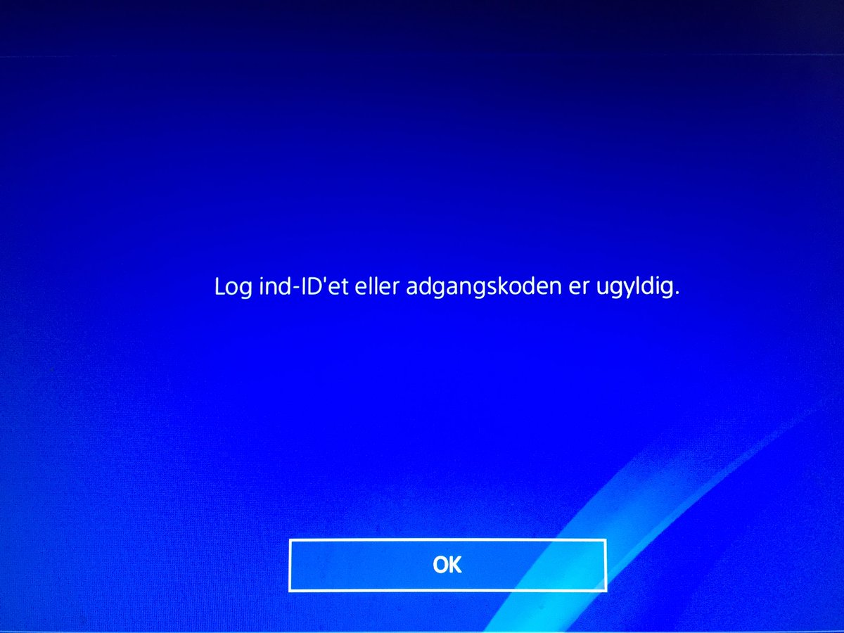 Mathiaskma's tweet image. Hvad skal det nu betyde? Jeg har tjekket mit log ind-ID og adgangskode flere gange nu, og jeg kan stadig ikke logge ind @PlayStationDK