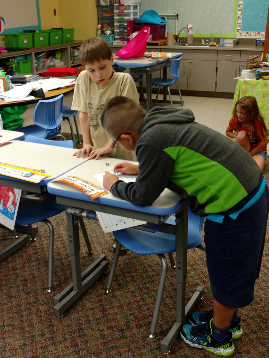 CPBeckyKnight's tweet photo. Math practice?  What math practice?  We're having a blast playing 'Anything But Ten!'. @CPCardinals #apride #mathisfun #gameon https://t.co/fIIiQZDoXQ