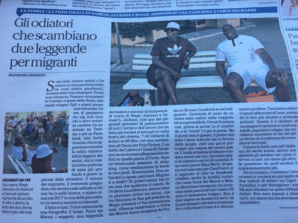 Continuate così sommergiamo i razzisti di ridicolo 😁😎 <a href="/BentivogliMarco/">Marco Bentivogli</a> <a href="/carloalberto/">C.A. Carnevale-Maffè</a> <a href="/ricpuglisi/">Riccardo Puglisi</a> <a href="/OcchettaF/">Francesco Occhetta</a>