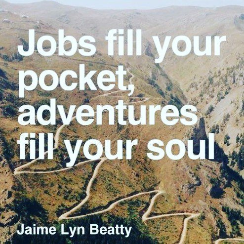 AdviceMarketer's tweet photo. #quotes #job vs #adventure https://t.co/A02CN2VMqd https://t.co/uXvM4PIGVX