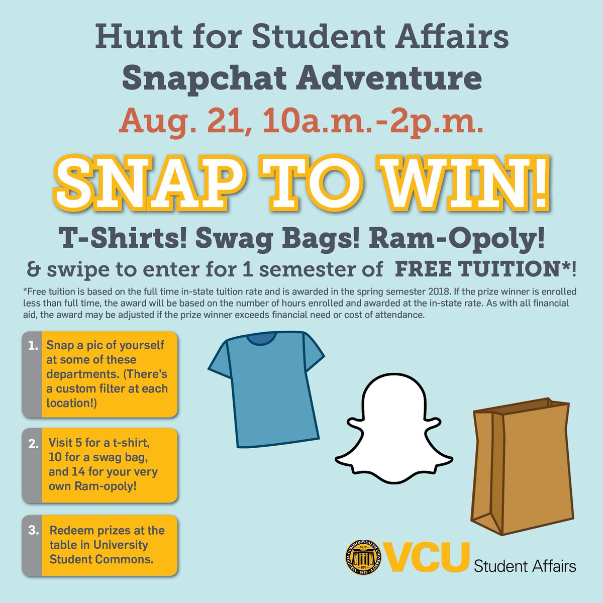 VCU's tweet image. Happening now! #VCUWelcomeWeek 🐏💛