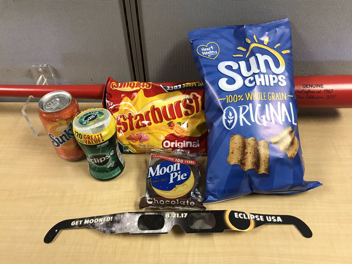WireCrafters's tweet photo. We are ready for #eclipse2017 today! We will be having a #moonpie eating contest live during our #MondaysWithMilt later today #LetsGetMooned https://t.co/YEZHyvoFjo