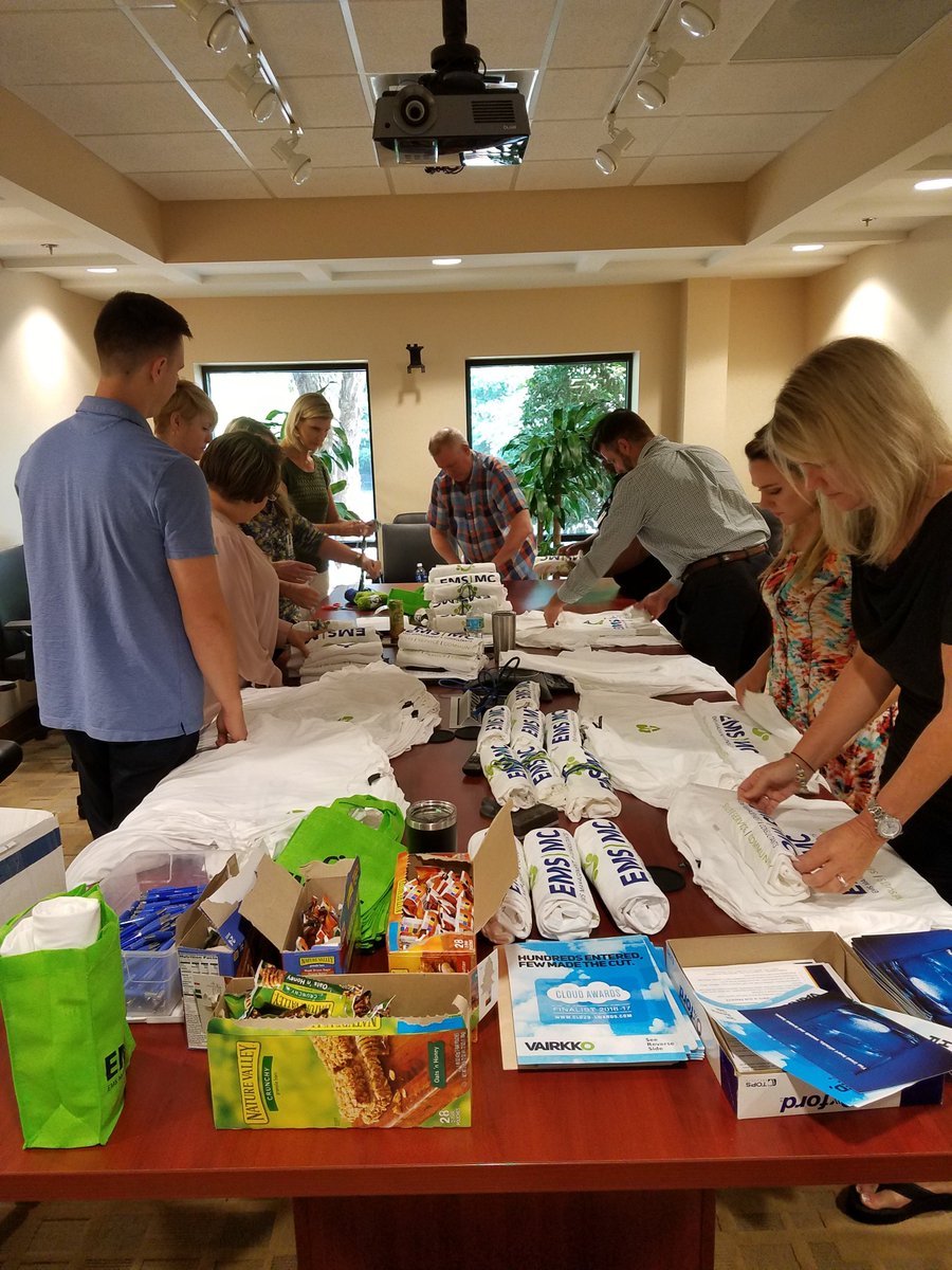 EMSBillingMC's tweet photo. Last minute #EMSpire prep at headquarters today! 

@GrandoverResort #teamwork #EMS https://t.co/QzIgwRanYx