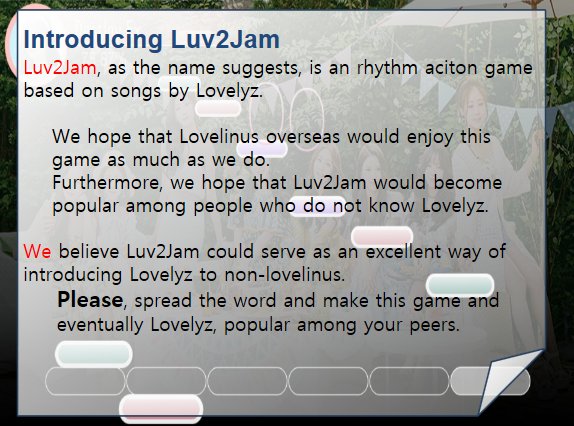 lvlzteam's tweet photo. Check out #Luv2Jam! Spread the word and spread the fun for #Lovelyz
Click the link to download the game : https://t.co/hsERBgjmJg https://t.co/kWHJ5jlKIo