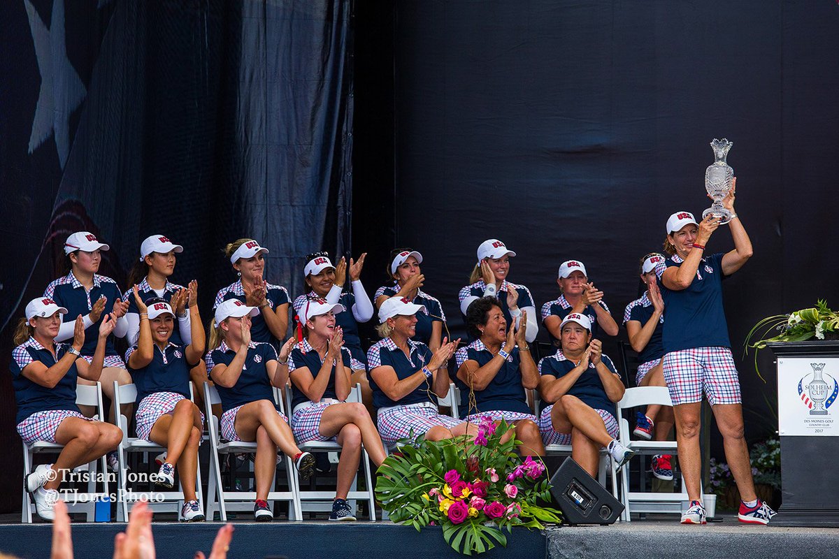 TJonesPhoto's tweet photo. Congratulations to @SolheimCupUSA #solheim2017 winners. Amazing golf, great atmosphere, now looking forward to 2019 @Gleneagleshotel https://t.co/xHGBNaSo4q