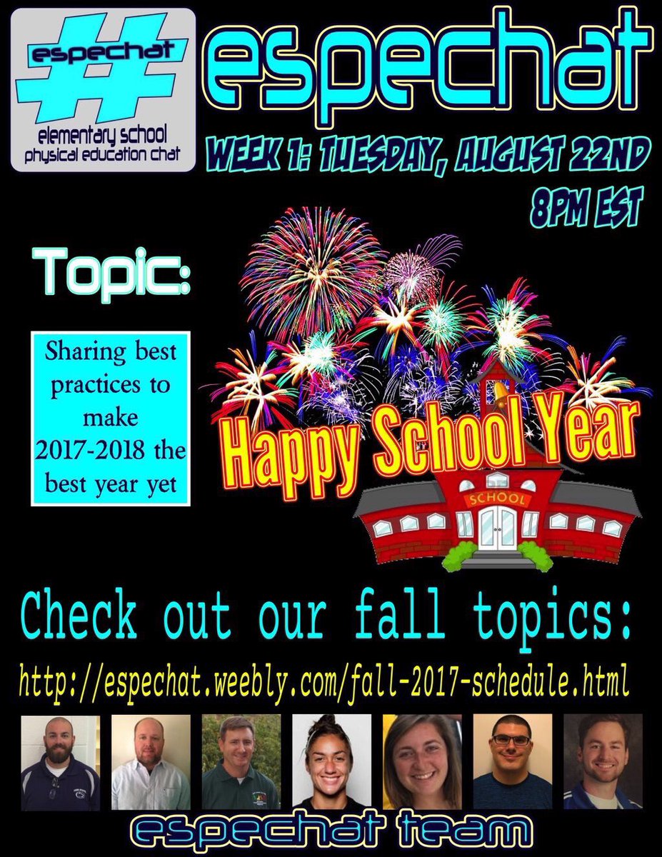 SHAPEVT's tweet photo. Looking to be inspired and improve your teaching this school year? Join the #espechat tomorrow! #physed #vtpe #bebetter https://t.co/vDqREnzsIx