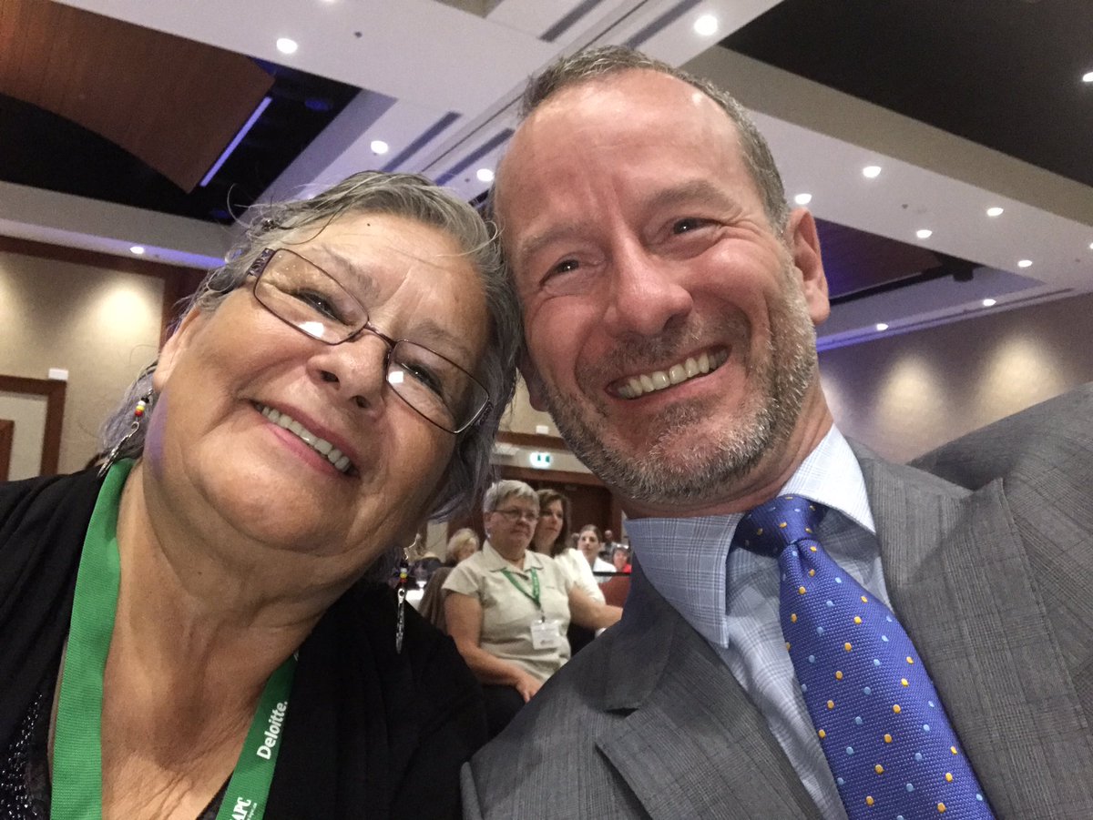Honoured to kick off the 2017 IPAC annual conference seated beside Elder Methilda Knockwood-Snache in lovely PEI.  <a href="/ipacpei/">IPAC PEI</a> ; #IPAC2017IAPC