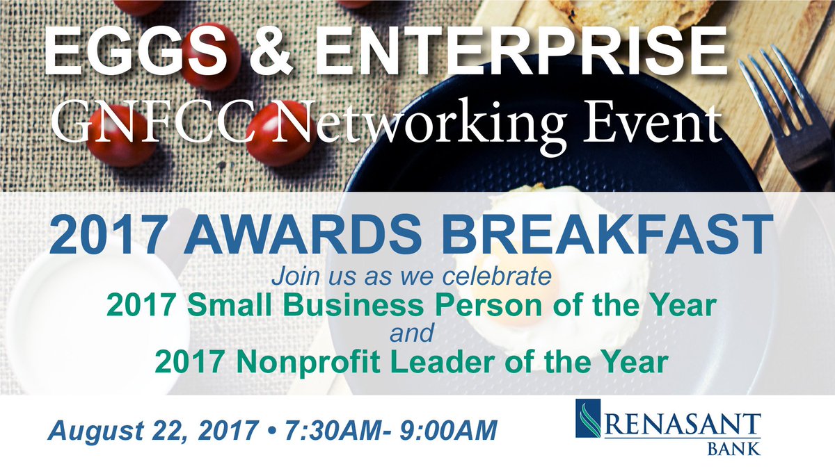 gnfcc's tweet image. Will you be at E&amp;amp;E tomorrow? 2017 Small Business Person of the Year and Nonprofit Leader of the Year will finally be announced! #E&amp;amp;E #GNFCC