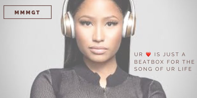 misterlewis_lux's tweet photo. "Your heart is just a beatbox for the song of your life." #MMMGT https://t.co/ruF8p0EiJd