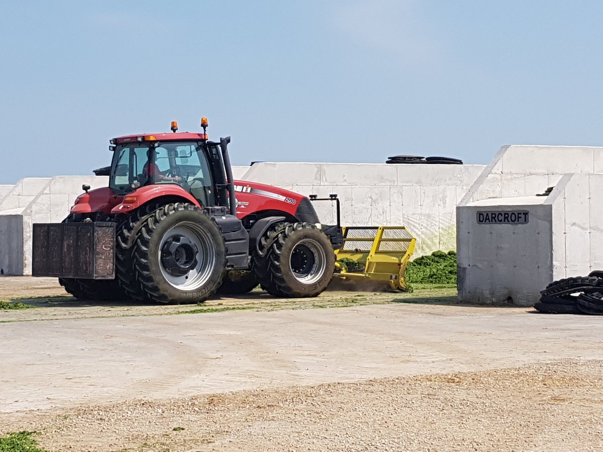 Forage Trial harvest day. Foliar application of <a href="/agroliquid/">AgroLiquid</a> Sure-K  on this stand of 3rd cut pure Alfalfa north of Embro.