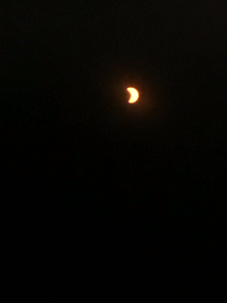 Twankuyper's tweet photo. The eclipse was beautiful https://t.co/rDvvhncF2M