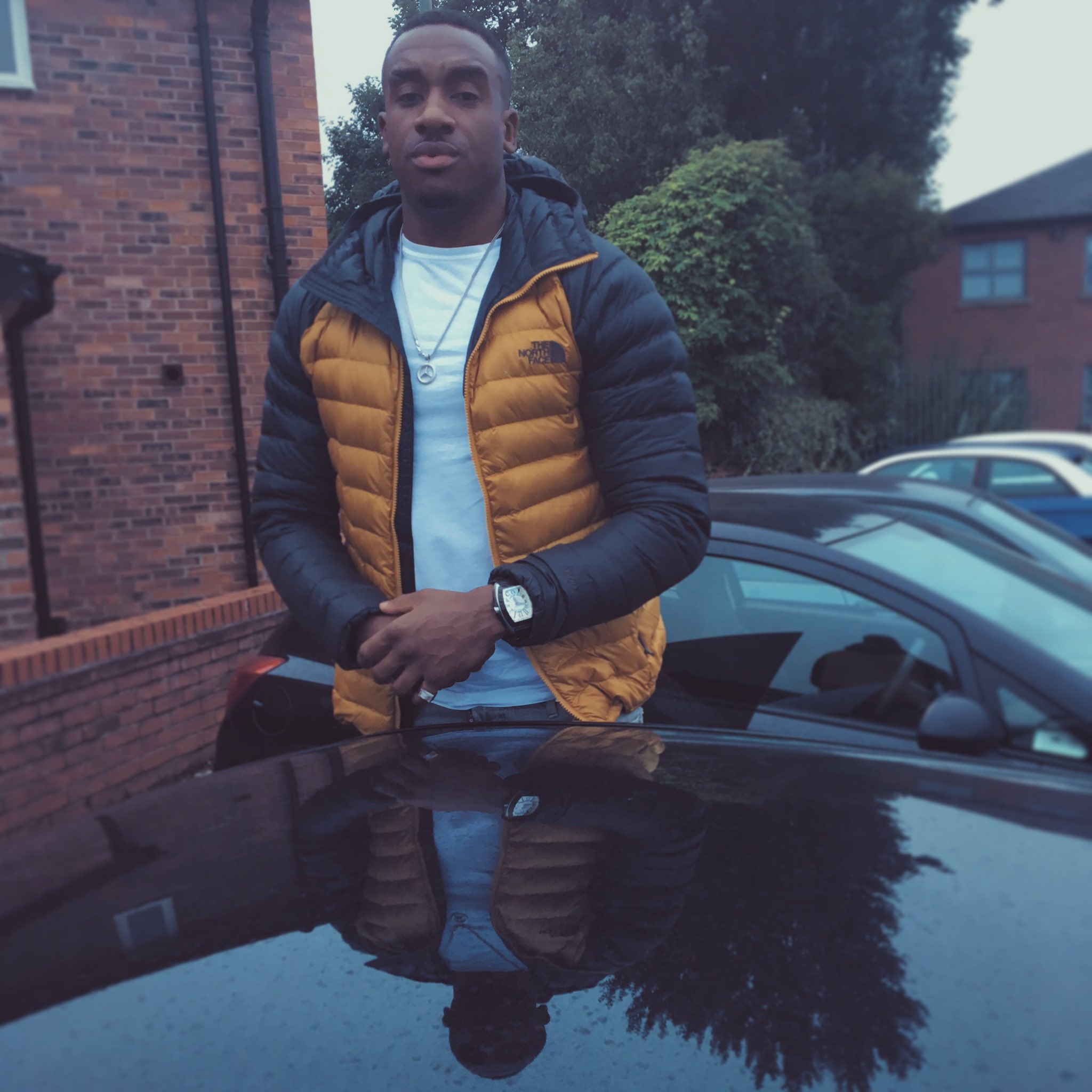 bugzy malone north face coat