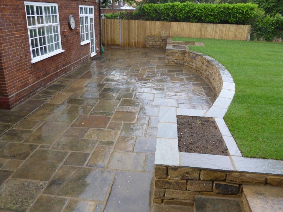 Groundteam's tweet image. Back Garden Patio Back garden and patio in Dulwich with reclaimed Yorkstone paving, ... groundteam.co.uk/landscaping-pr…