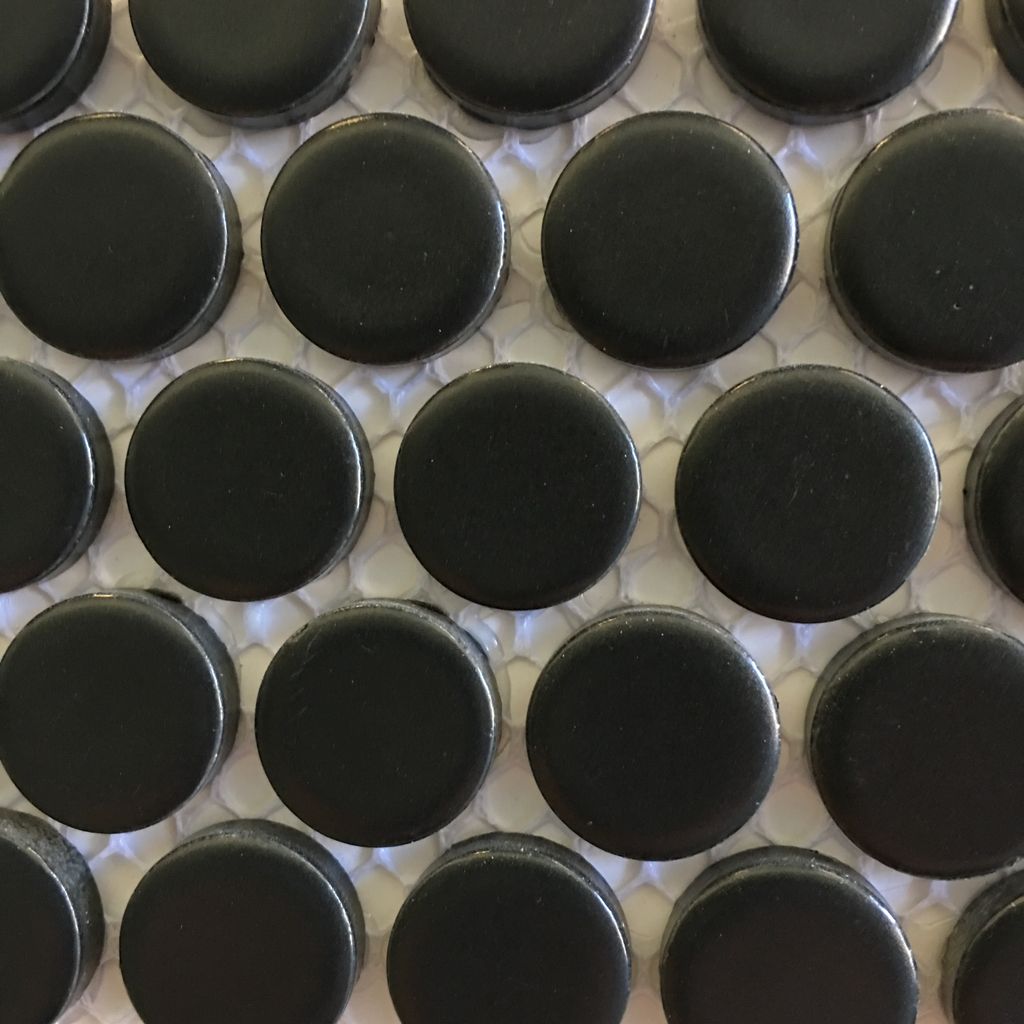 StonevilleUSA's tweet photo. Inspired by the #solar #eclipse? #Penny #Tiles are great for #flooring and #backsplashes! #remodel #design #mosaic #mesh #porcelain #daltile https://t.co/1y6lDd9zQa
