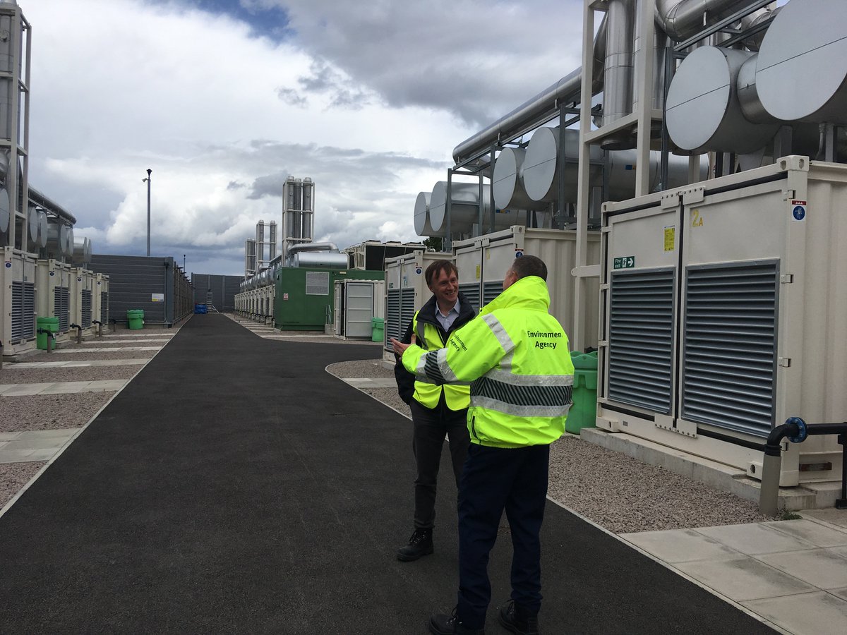EnvAgencyMids's tweet photo. We were impressed on our visit to Viridis 178 electricity generating station #Notts - it was so quiet in operation we could chat onsite! https://t.co/bDjTrVaBcS