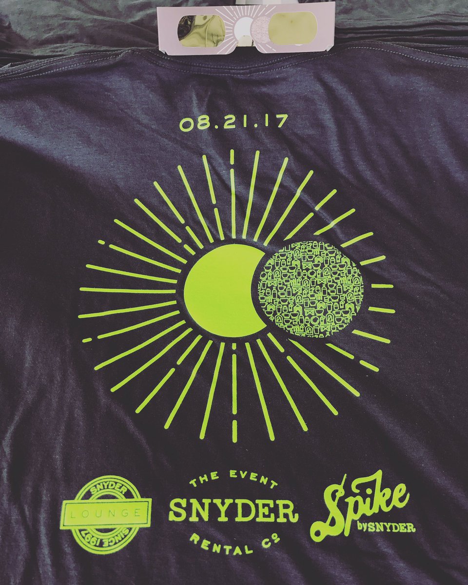 SnyderEvents's tweet image. Eclipse ready... #Eclipse2017