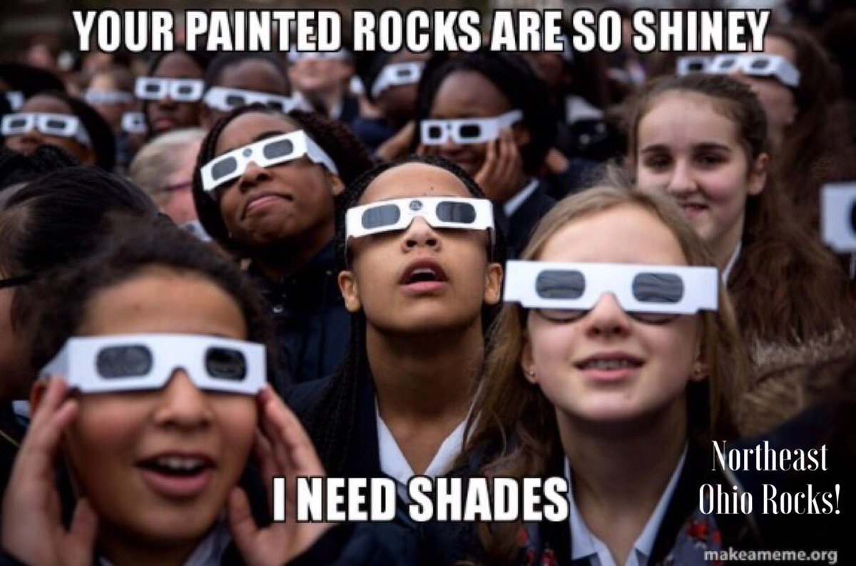 NEohiorocks's tweet image. Meme Monday at Northeast Ohio Rocks! Find us on Facebook #northeastohiorocks #paintedrocks #mememonday #solareclipse