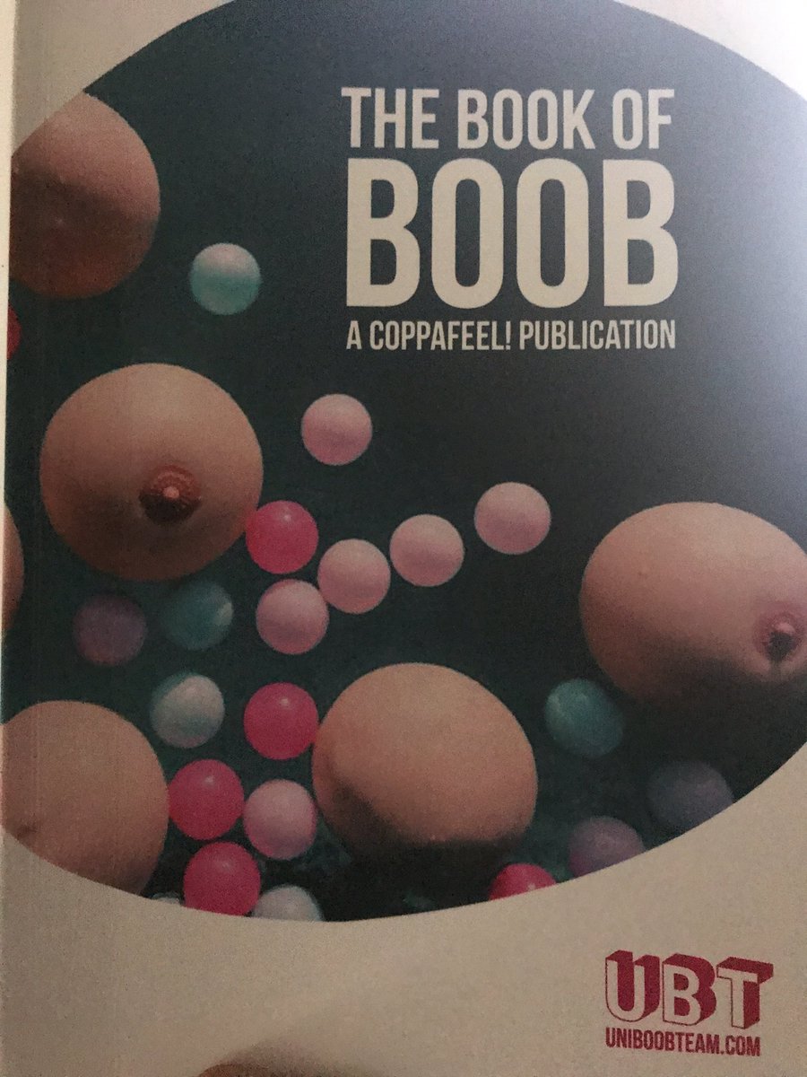UBTEastLondon's tweet photo. The boob bible is out... that can only mean one thing, a whole new year of UBT events and plans coming into action! #CoppaFeel #UBT https://t.co/gPPFjJ6uFS