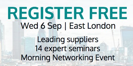 erpinghamlodges's tweet photo. Are you ready to attend the next #LISEastLondon taking place in just two weeks' time? We are! Register now for free @LandlordInShow https://t.co/IryE2mTVnM