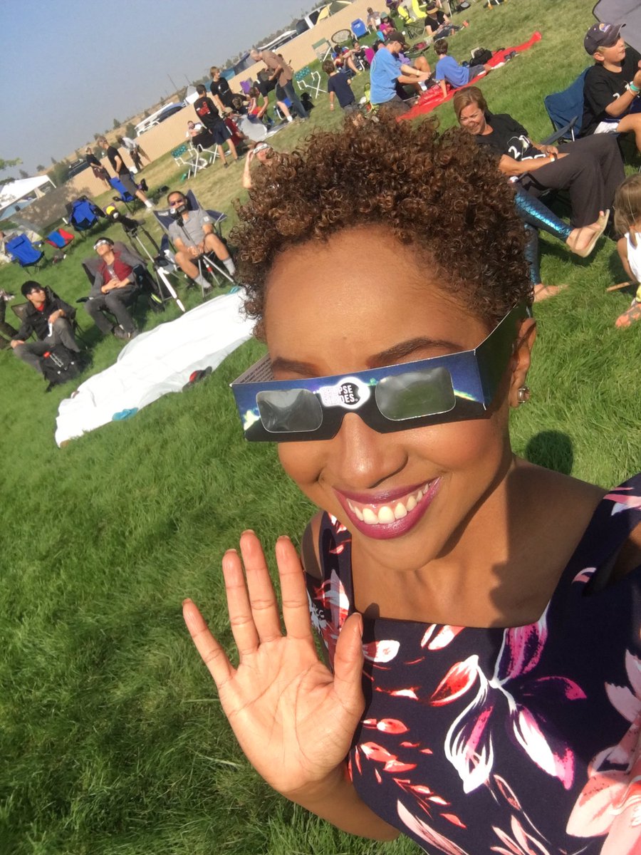 Ready for the Great American Eclipse! 9 mins from totality here in Oregon!