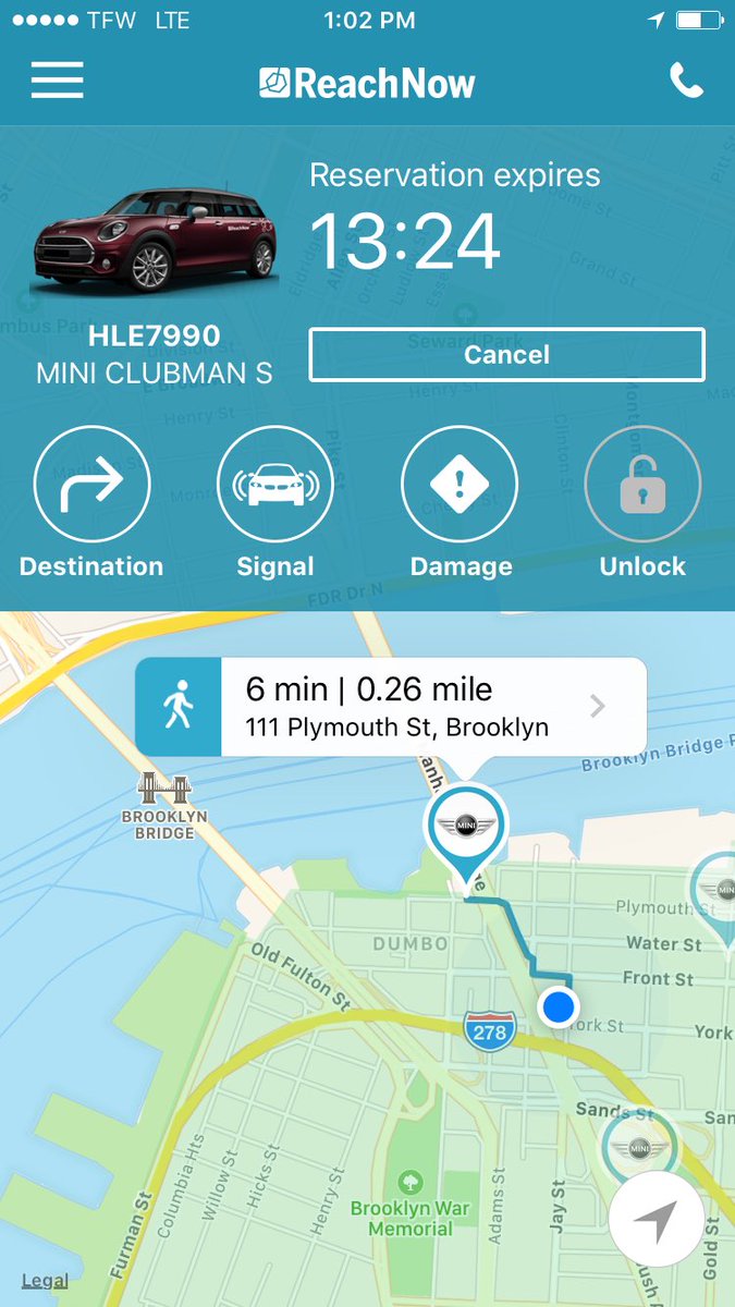 Got a Mini through an app and some nerdy solar glasses. Beach bound for this eclipse! 🤓🌘 cc. <a href="/reachnow/">ReachNow</a>