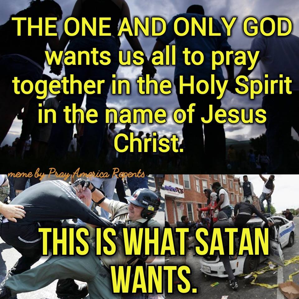 joe_b_ear's tweet photo. The Devil steals kills, 
destroys, and lies !
@kraig4u @rightwingertoo 
@mdj17 @Startup_Nerd @AlexpHSL @thecombatfarmer  
#Charlottesville https://t.co/YzNNvPornu