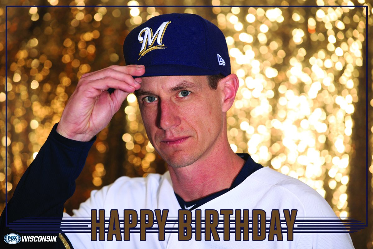 He\s in our hearts today and every day as he leads the Brew Crew to - wishing Craig Counsell a Happy Birthday! 