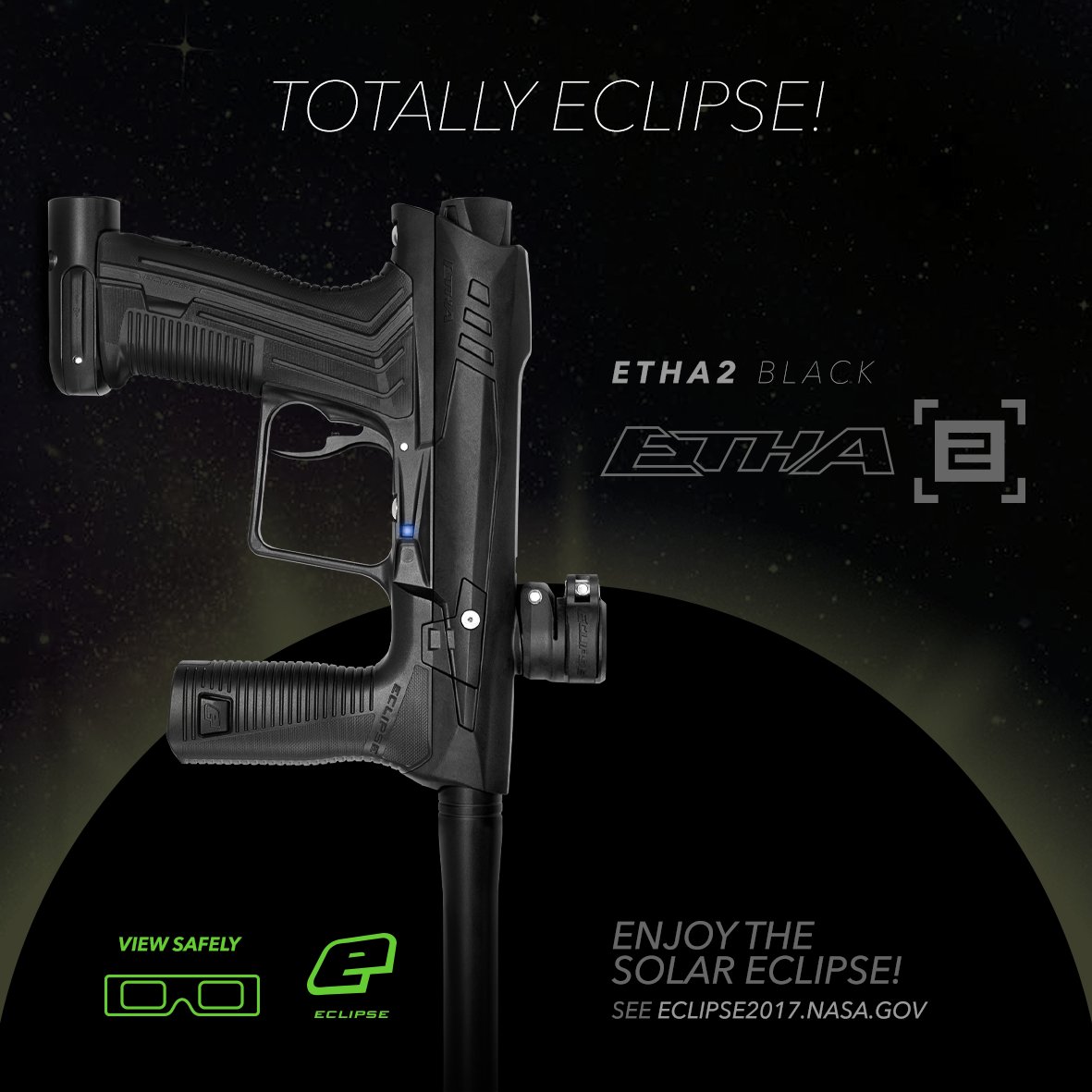 Planeteclipse's tweet photo. As the skies dull. Your ETHA2 can be Totally Eclipse! #ETHA2 #SolarEclipse2017 https://t.co/X5O26HNBvD