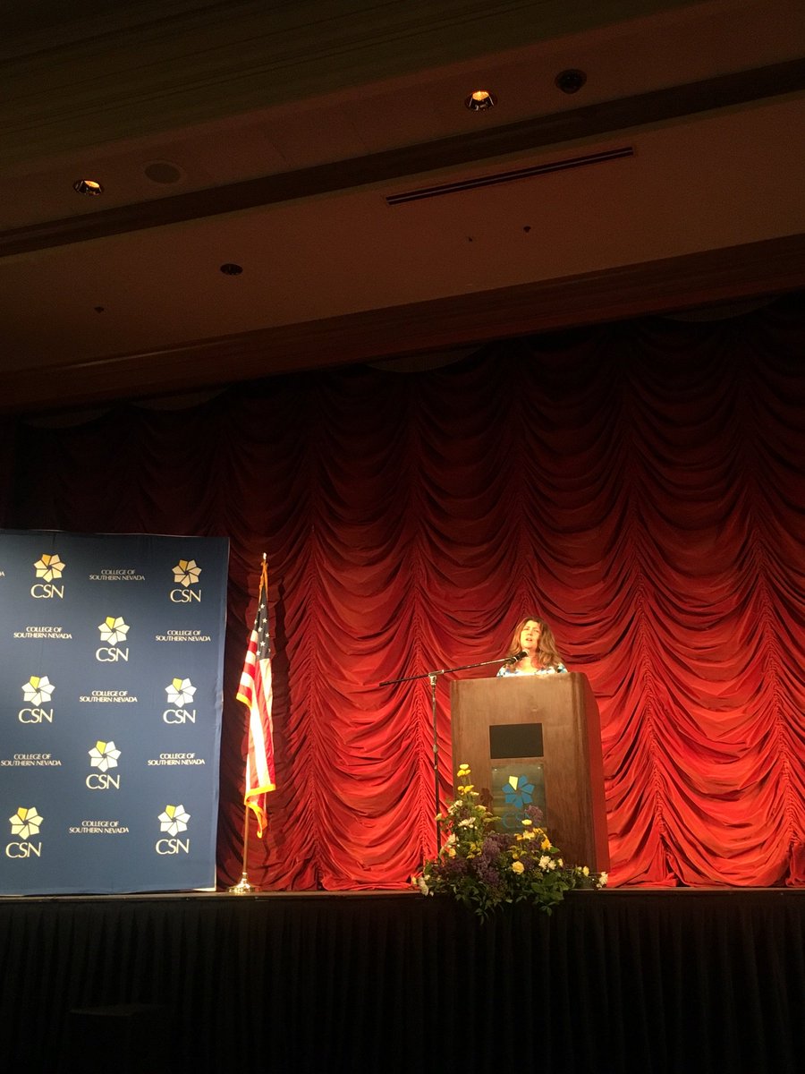 CSNPresident's tweet image. Great job @pattycharlton1! #CSNConvocation