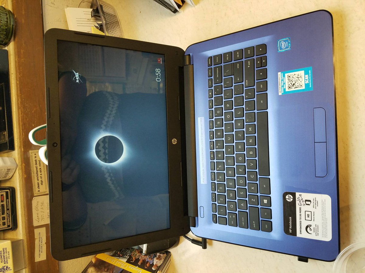 How we watch #eclipse2017 at the Co-Op. #cloudy