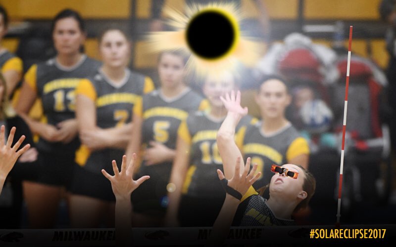 MKEPanthers's tweet photo. Next step in the "do's &amp; don'ts" of #Eclipse2017 for Panther fans.

When looking at the eclipse, make sure &amp; have a special pair of glasses! https://t.co/uRw2GpDHSZ