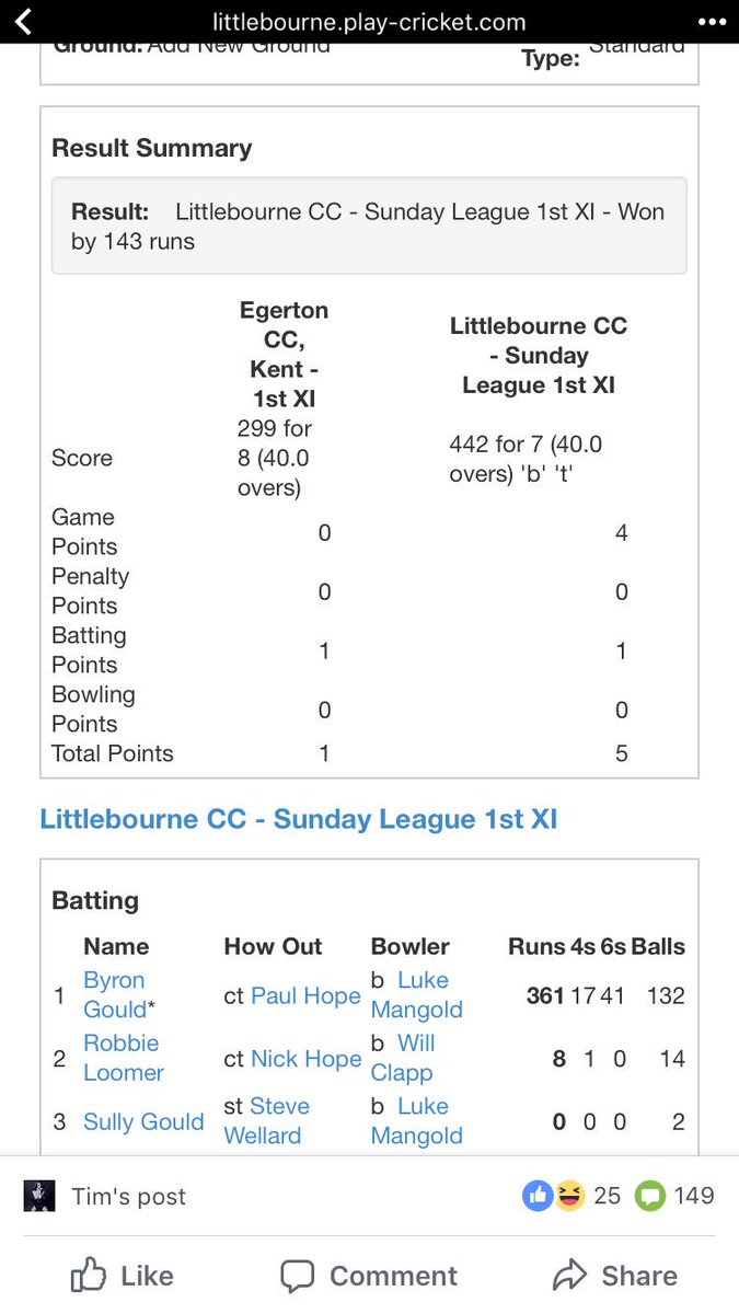 Ashcricketclub's tweet photo. Think littlebourne CC are one to avoid 😳 https://t.co/meSiusj1MB