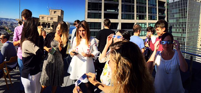 PN_SEA's tweet photo. Watching the eclipse atop Dexter Horton #seattle - where did you check out #eclipse2017? https://t.co/LrqJZT33BF