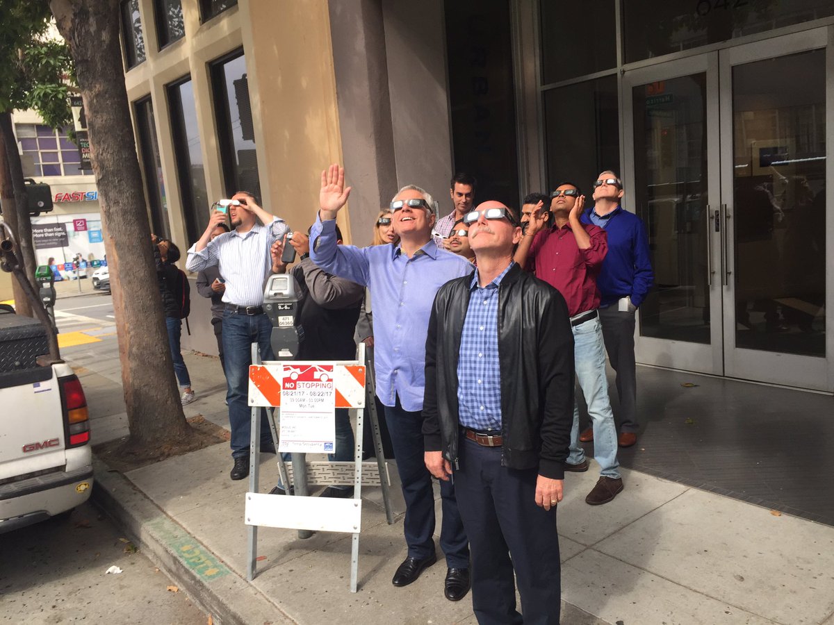 deem's tweet photo. For a typical SF morning we weren't expecting to see much of the solar eclipse. 🌒 #76%eclipseviewing #spectacular #deemworkfource https://t.co/K2o02yxbuj