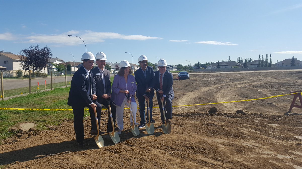 Sod Turning Ceremony at Pine Creek Manor @EdmontonCRHC #affordablehousing @GregDewling