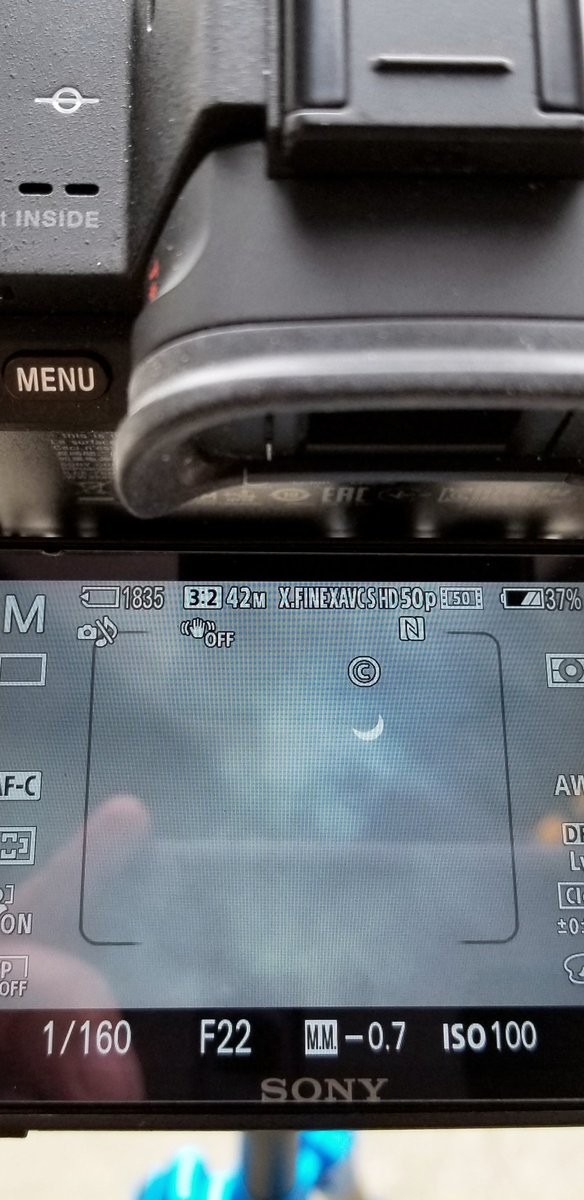 Blm0728's tweet photo. Solar Eslipse https://t.co/Btj8RHe8ou