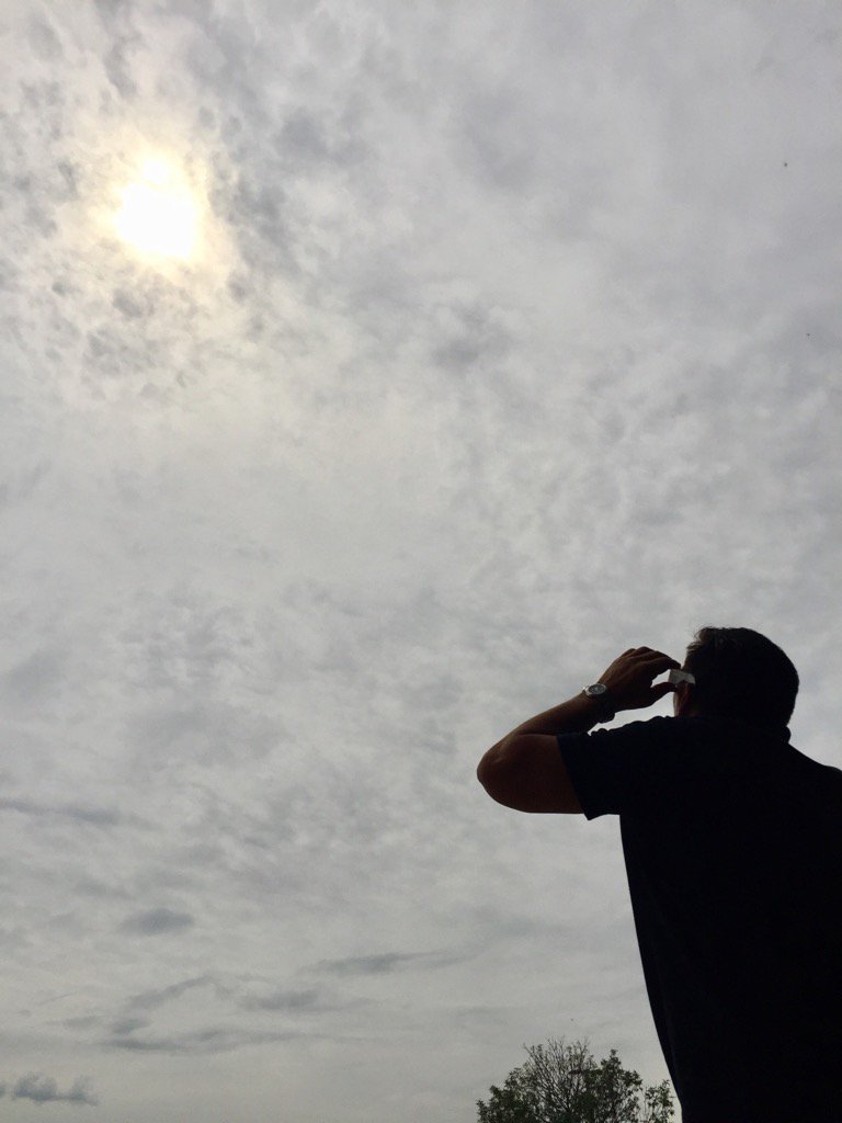 Rebecca Schuld (@rebeccaschuld) on Twitter photo Our Assignment manager <a href="/cbs58desk/">CBS 58 News Desk</a> David Wheaton getting in on the viewing 🌖🌞 we're almost at peak!! Our Assignment manager <a href="/cbs58desk/">CBS 58 News Desk</a> David Wheaton getting in on the viewing 🌖🌞 we're almost at peak!!