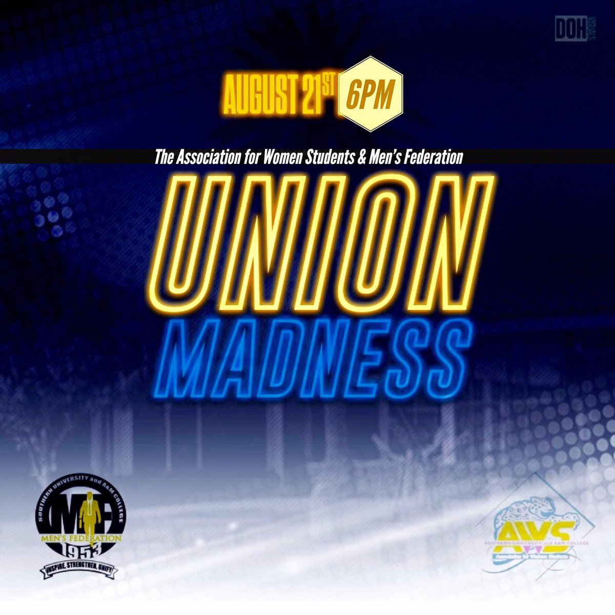 _AKenney's tweet image. The MADNESS continues TONGHT!🔥 Music, Laser Tag , Moutntain Climb, FREE Food, &amp;amp; MORE👀 6pm in the Union!💙💛 #WelcomeBackWeek #AWS #TheFEDS