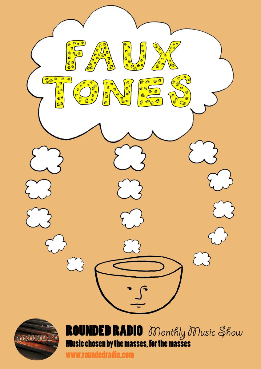 roundedradio's tweet image. Tune into Faux Tones this September!
A monthly music show presenting music chosen by the masses, for the masses 🔊🎶🎧