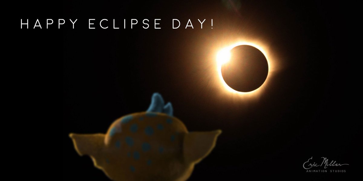 MillerAnimation's tweet photo. We hope you all get to see the solar eclipse today. #eclispe2017 https://t.co/QiGpB9xs5y
