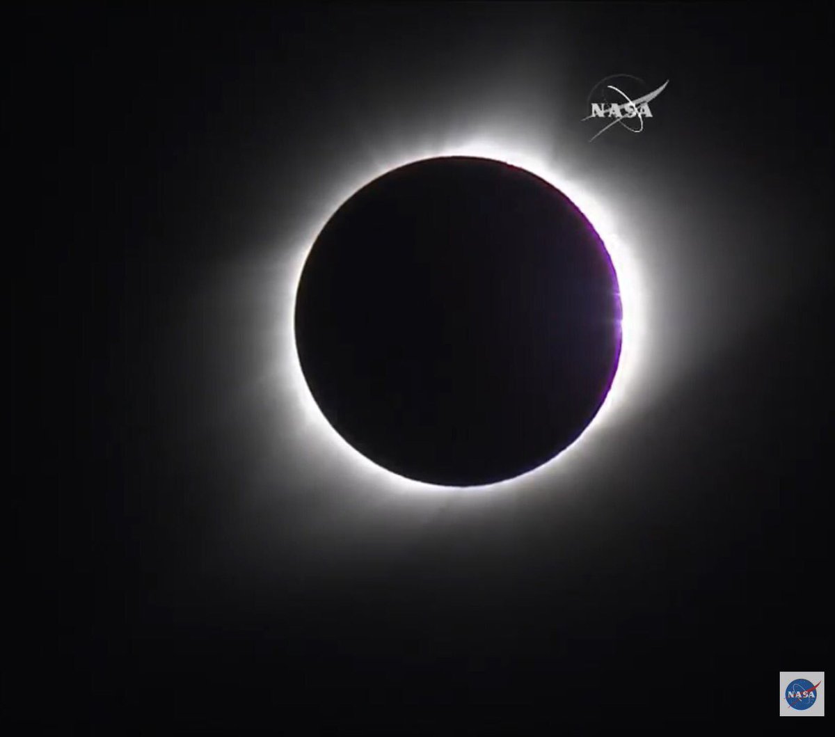 From the sports guy (coach) in me, this is pretty cool...from the science professor in me, this is awesome.  #BooYah #eclipse