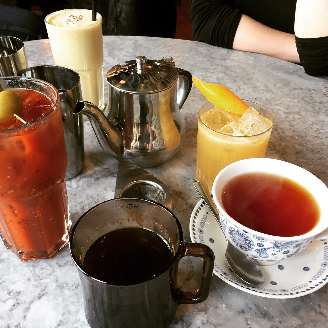 feedinburgh's tweet image. Saturday breakfast @Dishoom Edinburgh. You really can't beat the Keema per eedu! #breakfast #curry #morningcocktails #edinburgh