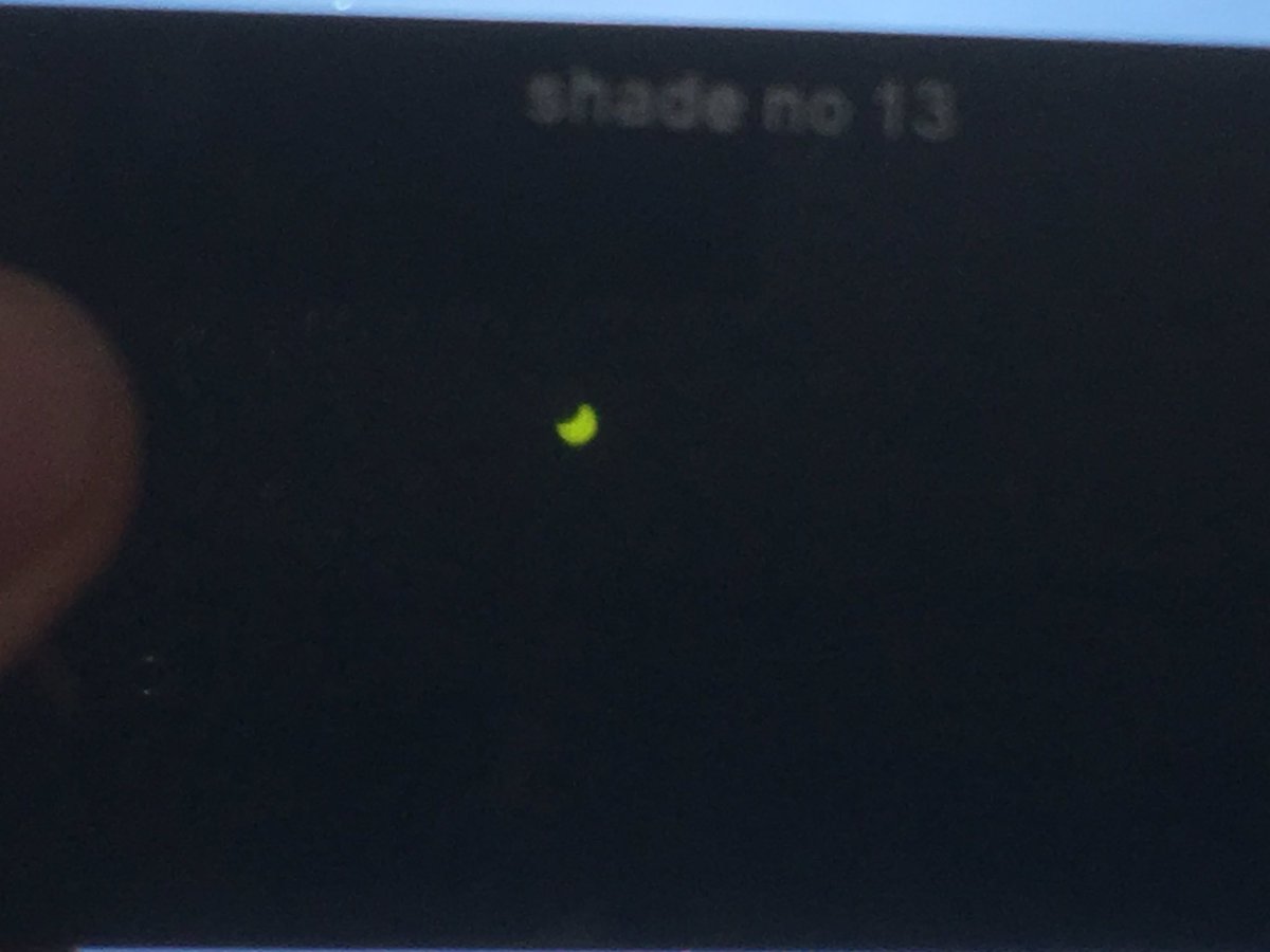 lessounds's tweet image. Has ya aquí mi reporte, Joaquín #EclipseSolar2017