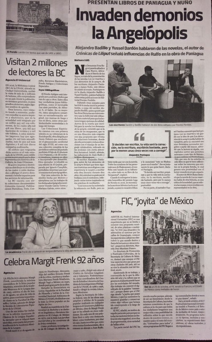 pepepradog's tweet photo. Comparto una nota sobre la presentación de loslibros de @APaniagua_ y @jamesnuno editados por @Eparaisoperdido https://t.co/DHoLePkFNt https://t.co/lt1hxMOw0V