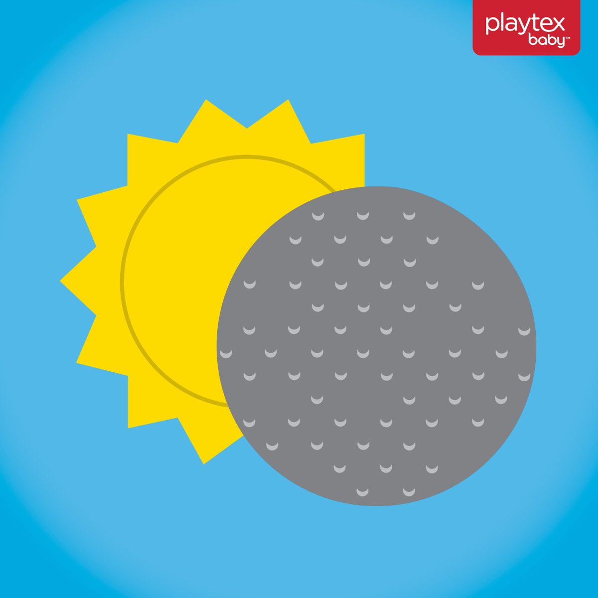 New moon and new baby? Is this your baby’s first #SolarEclipse?  #PlaytexMoms  #MomsFirsts #DadsFirsts #TotalSolarEclipse #Eclipse2017