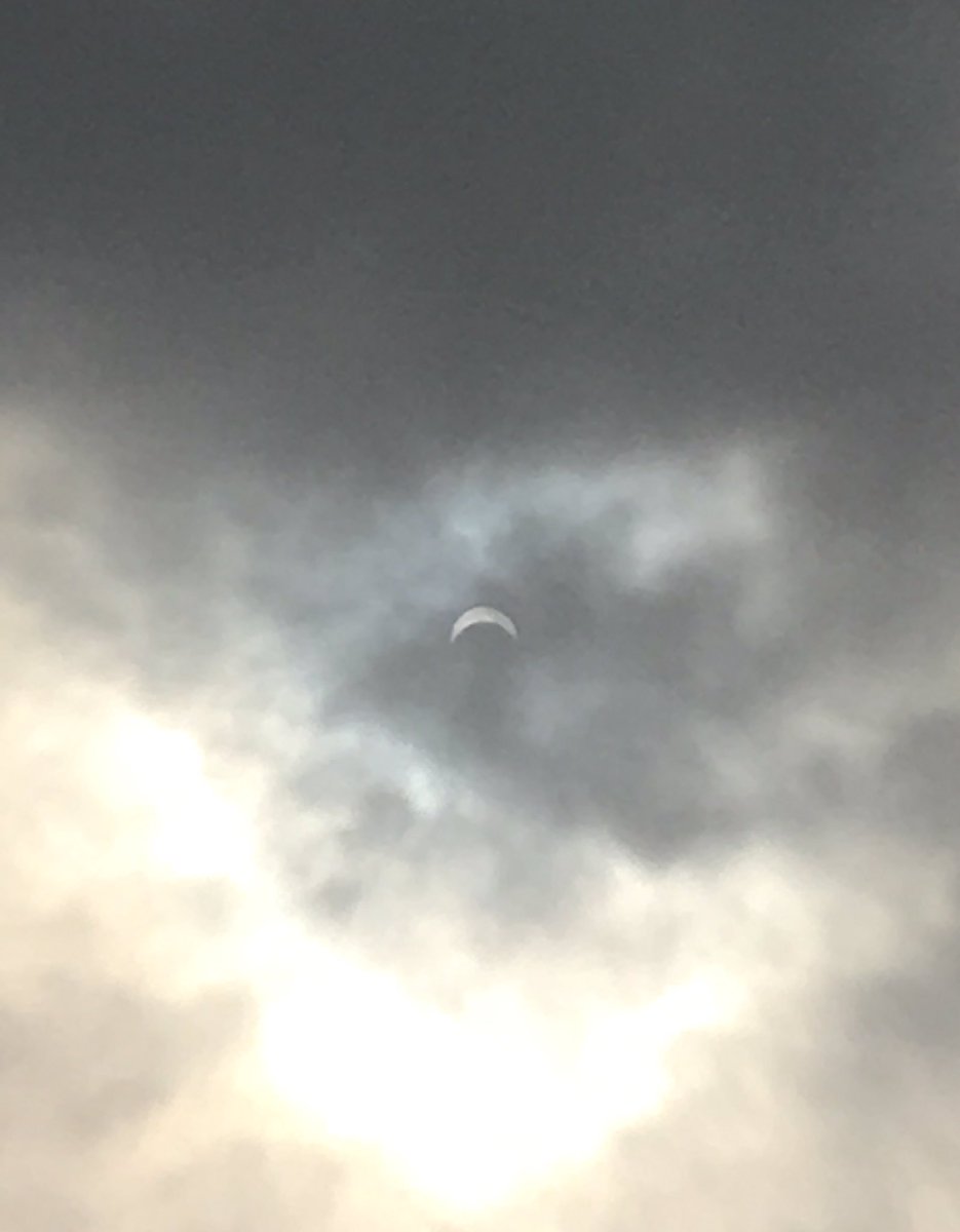 itsPlanty's tweet image. [ Light cloud cover let me get these photos!!! ] #eclipse17 #eclipseday2017