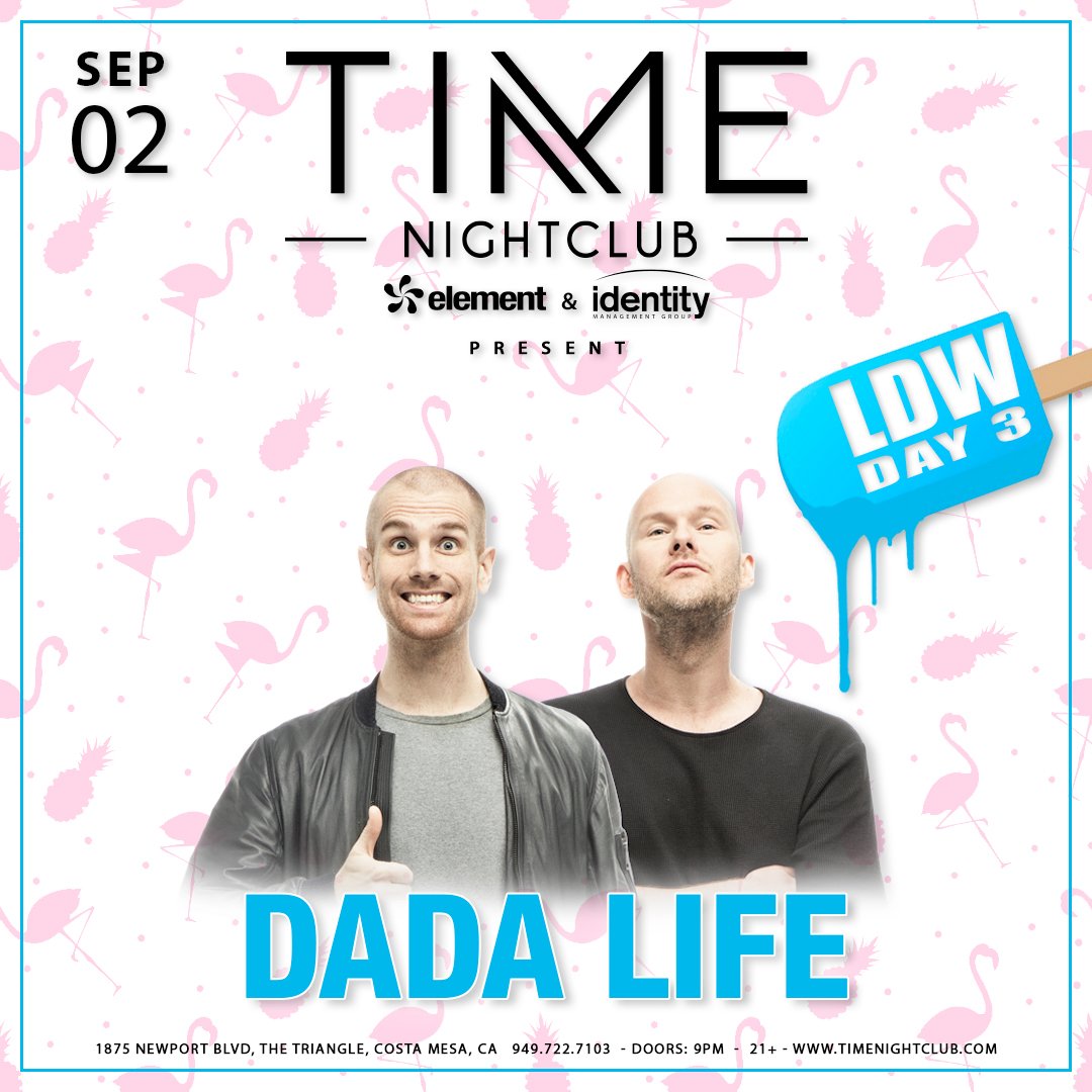 OC - YOU READY FOR LABOR DAY WEEKEND??!! SHOW JUST ANNOUNCED - TIX ON SALE NOW!! timenightclub.com/evt/187739/ldw… https://t.co/6AyjfI00En