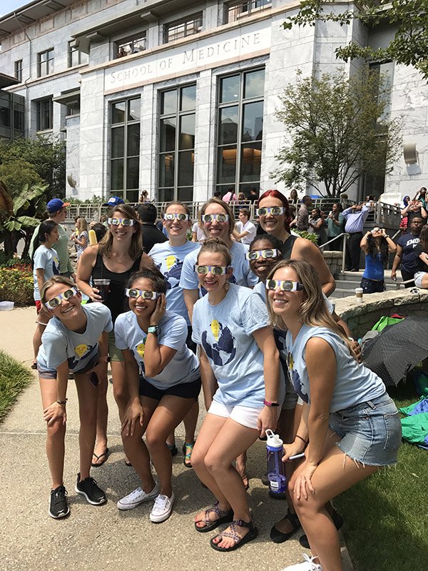 EmoryMedicine's tweet image. Our Physician Assistant (PA) program students were READY for #Eclipse2017 @EmoryMedicine #Eclipse17